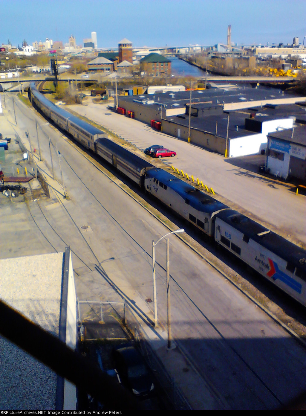 Stupid camera delay! Amtrak Heritage cut off!